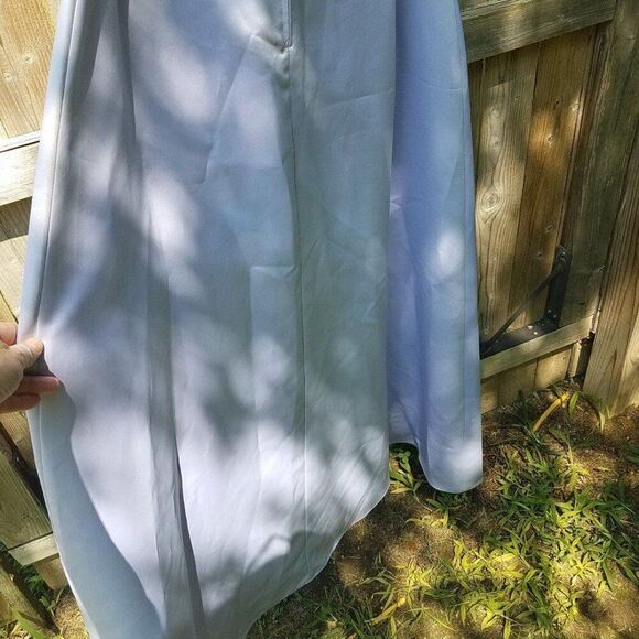 X-Large Dress by Rebecca Bridal & Fashions Purple Halter Bridesmaid Wedding Gown - Picture 7 of 12